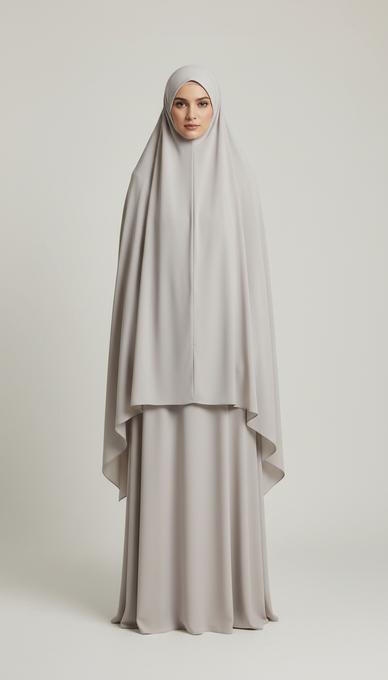 Modal Hijab in Silver Birch